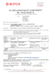 Conformity declaration Conformity declaration