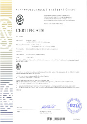 Certificate ESČ