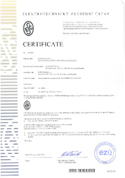 Certificate ESČ