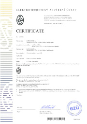 Certificate ESČ