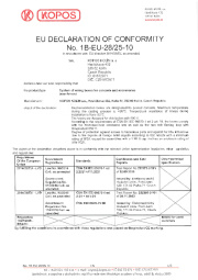 Conformity declaration Conformity declaration