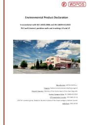 Environmental Product Declaration