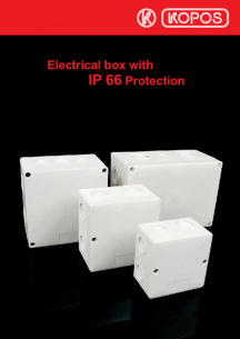 Electrical box with IP 66 Protection